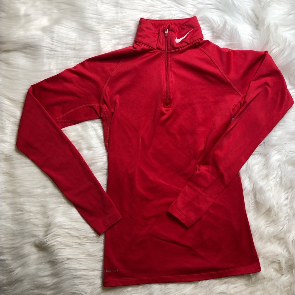 nike long sleeve quarter zip up